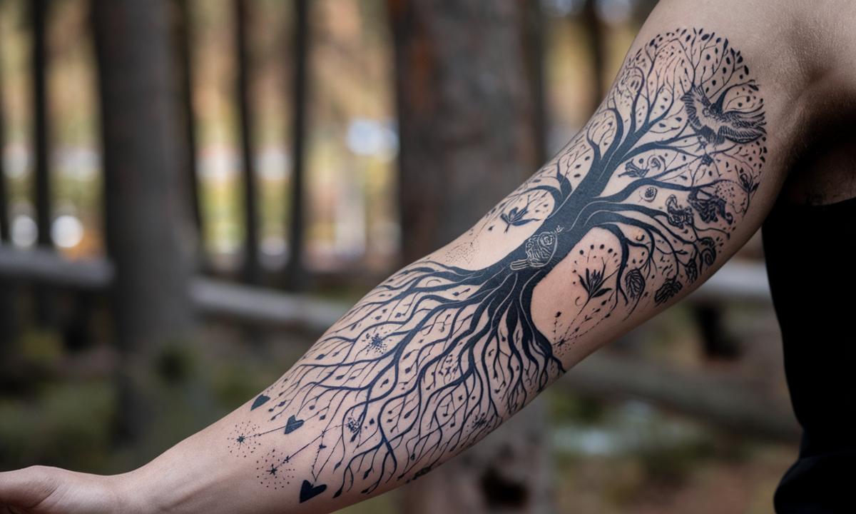 tajemniczy-swiat-tatuazy-nieskonczonosc-z-piorkiem-jako-wyra